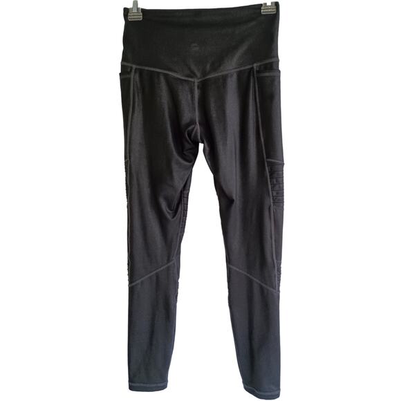 Athleta Women's Size XS Inclination Moto Tight Legging Black 512070 - Picture 2 of 11